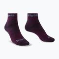 Дамски туристически чорапи Bridgedale Hike Midweight Performance Ankle dark purple