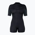 Дамски неопренов костюм за плуване Xcel Axis Back Zip Spring 2 mm black/palm/monstera print