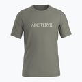Мъжка тениска Arc'teryx Ionia Merino Wool Arc'Word Logo forage 6