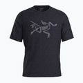 Мъжка тениска Arc'teryx Cormac Logo SS black heather
