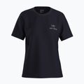 Arcteryx дамска тениска Kragg Sl Cotton Emblem Crew черна