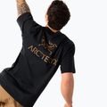 Мъжка тениска Arcteryx Kragg Sl Cotton Bird Word 24k black 4