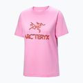 Дамска тениска Arcteryx Kragg SL Cotton Heatmap Crew pineberry 5