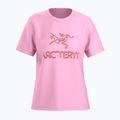 Дамска тениска Arcteryx Kragg SL Cotton Heatmap Crew pineberry