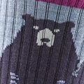Дамски чорапи Darn Tough Bear Town Micro Crew Cushion purple 2