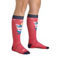 Детски скиорски чорапи Darn Tough Magic Mountain OTC Midweight with Cushion w/ Padded Shin raspberry 3
