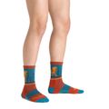 Детски чорапи Darn Tough Sal Micro Crew Lightweight with Cushion lava 2