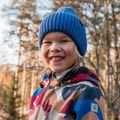 Детска зимна шапка Reima Hattara sparkly blue 7
