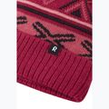 Детска зимна шапка Reima Kirjoen cranberry 3
