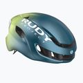 Велосипедна каска Rudy Project Nytron blue avio/apple green metal matte