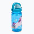 Туристическа бутилка Nalgene On The Fly Kids 350 мл синя еднорог