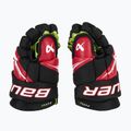Детски хокейни ръкавици Bauer Vapor Fly40 Jr black/red 4