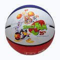 Баскетболна топка Spalding Space Jam Tune white/red/blue, размер 7 2