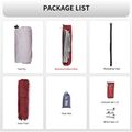 Палатка за трекинг 3 - местна Naturehike Updated Cloud Up 3 light grey/red 8