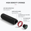 Ръкохватки за кормило Rockbros BT1001 Handlebar Grips black/red 3