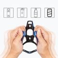 Кошница за бутилка за вода Rockbros 31210007 Water Bottle Holder black/blue 4