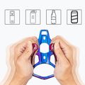 Кошница за бутилка за вода Rockbros 31210007 Water Bottle Holder blue/purple 4
