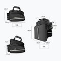 Чанта за багажник на велосипед Rockbros A6-03BK Bicycle Pannier Bag black 5