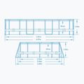 Сглобяем басейн Bestway Power Steel Swim Vista Series Oval Pool Set 427 x 250 cm сив 6