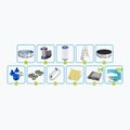 Сглобяем басейн Bestway Steel Pro Max Pool Set 5612Z 488 x 122 cm сив 9