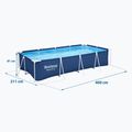 Сглобяем басейн Bestway Steel Pro Pool 400 cm син 4