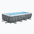 Сглобяем басейн Bestway Power Steel Rectangular Pool Set 56465N 549 x 274 cm тъмносив 2