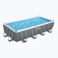 Сглобяем басейн Bestway Power Steel Rectangular Pool Set 56465N 549 x 274 cm тъмносив 3