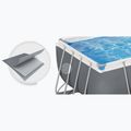 Сглобяем басейн Bestway Power Steel Rectangular Pool Set 56465N 549 x 274 cm тъмносив 4
