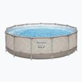 Сглобяем басейн Bestway Steel Pro Max Pool Set 396 x 107 cm бежов 3
