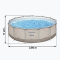 Сглобяем басейн Bestway Steel Pro Max Pool Set 396 x 107 cm бежов 7