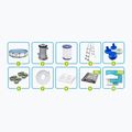 Сглобяем басейн Bestway Steel Pro Max Pool Set 366 x 100 cm сив 8