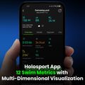 Плувни очила  Holoswim Solla Wave AI Music red 2