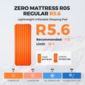 Flextail Zero R05 Regular orange надуваем матрак 7