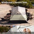 Палатка за трекинг 2-местна Naturehike Mongar Pro 2 20D light grey 2