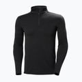 Мъжки термоактивен суитшърт Helly Hansen Lifa Merino Midweight 1/2 Zip black
