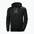 Мъжки потник за трекинг Helly Hansen F2F Organic Cotton Hoodie ebony melange 5