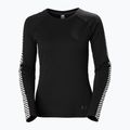 Дамска термоактивна блуза Helly Hansen Lifa Active Stripe Crew black
