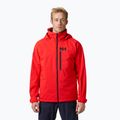 Мъжко ветроходно яке Helly Hansen Hp Racing Lifaloft Hooded alert red