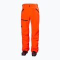 Мъжки скиорски панталони Helly Hansen Sogn Cargo neon orange 5