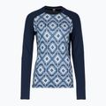Дамска термоактивна блуза Helly Hansen Lifa Merino Midweight Graphic Crew navy star pixel 5