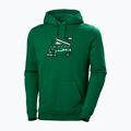 Мъжки потник за трекинг Helly Hansen F2F Organic Cotton Hoodie malachite 4