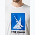 Мъжка тениска Helly Hansen HP Race Graphic бяла 3