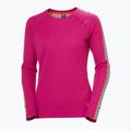Дамска термоактивна блуза Helly Hansen Lifa Active Stripe Crew magenta 2.0 4
