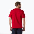 Мъжка тениска Helly Hansen Logo 3.0 червена 2