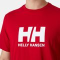 Мъжка тениска Helly Hansen Logo 3.0 червена 3