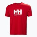 Мъжка тениска Helly Hansen Logo 3.0 червена 4