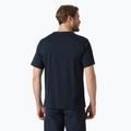 Мъжка тениска Helly Hansen Logo 3.0 в тъмносин цвят 2