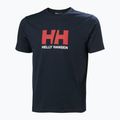 Мъжка тениска Helly Hansen Logo 3.0 в тъмносин цвят 4