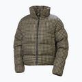 Helly Hansen дамско пухено яке Jade Puffer sepia houndstooth aop down 6
