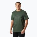 Мъжка тениска Helly Hansen Box T 2.0 jungle green